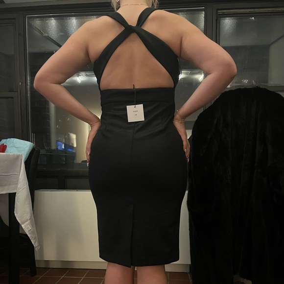 NWT Whyte Valentyne black dress - Picture 3 of 4